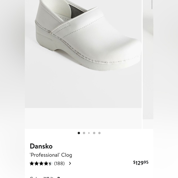 Dansko 38 white clog - Picture 4 of 4